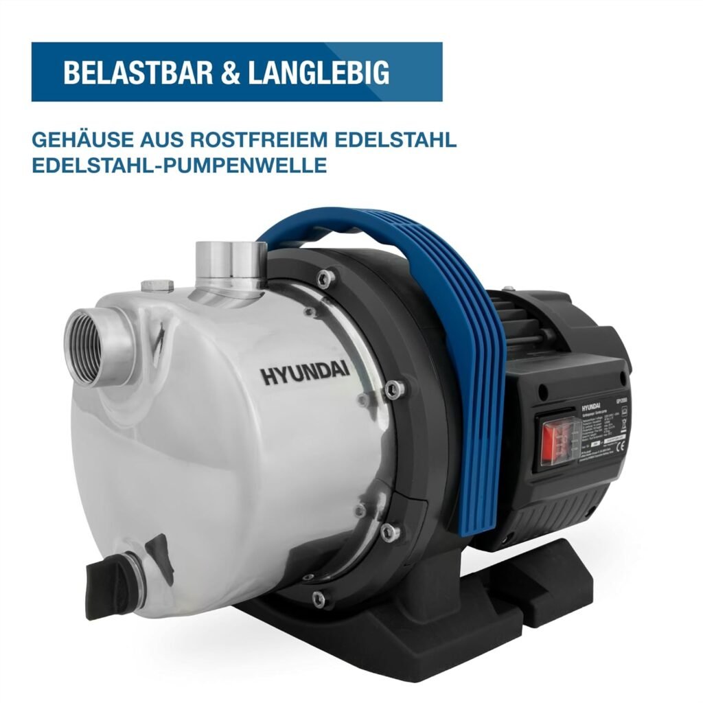 Hyundai Gartenpumpe GP12050 8